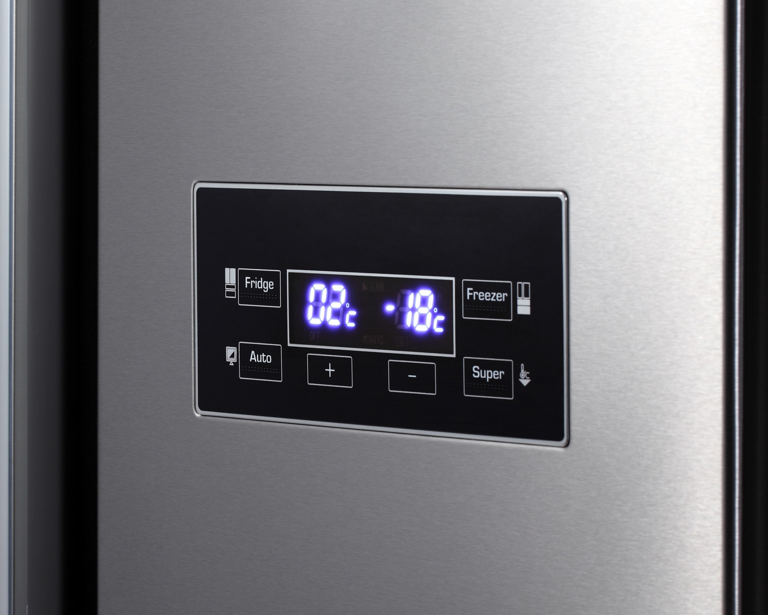 Frigorífico con display táctil